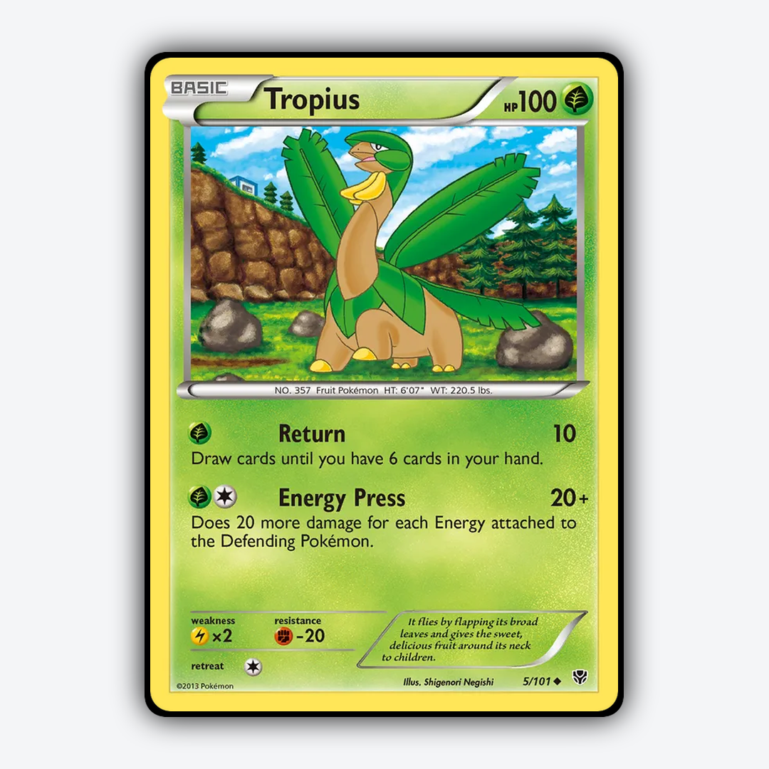 Tropius 005/101 - Plasma Blast Set - Card Rug