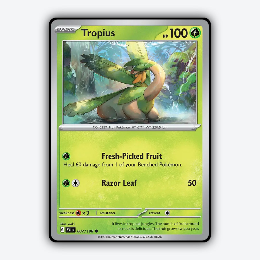 Tropius 007/198 - Scarlet & Violet Set - Card Rug