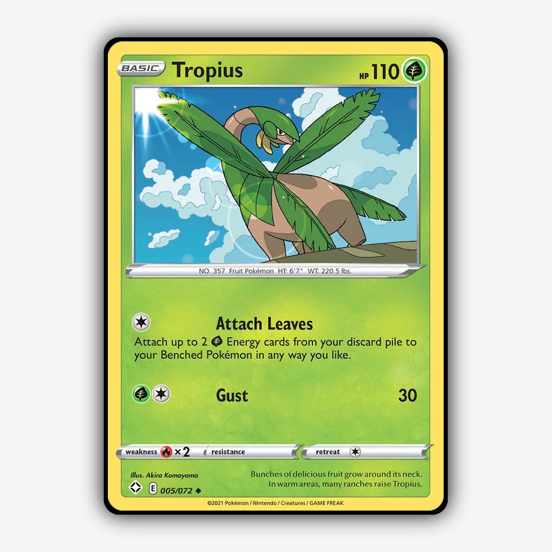 Tropius 005/72 - Shining Fates Set - Card Rug