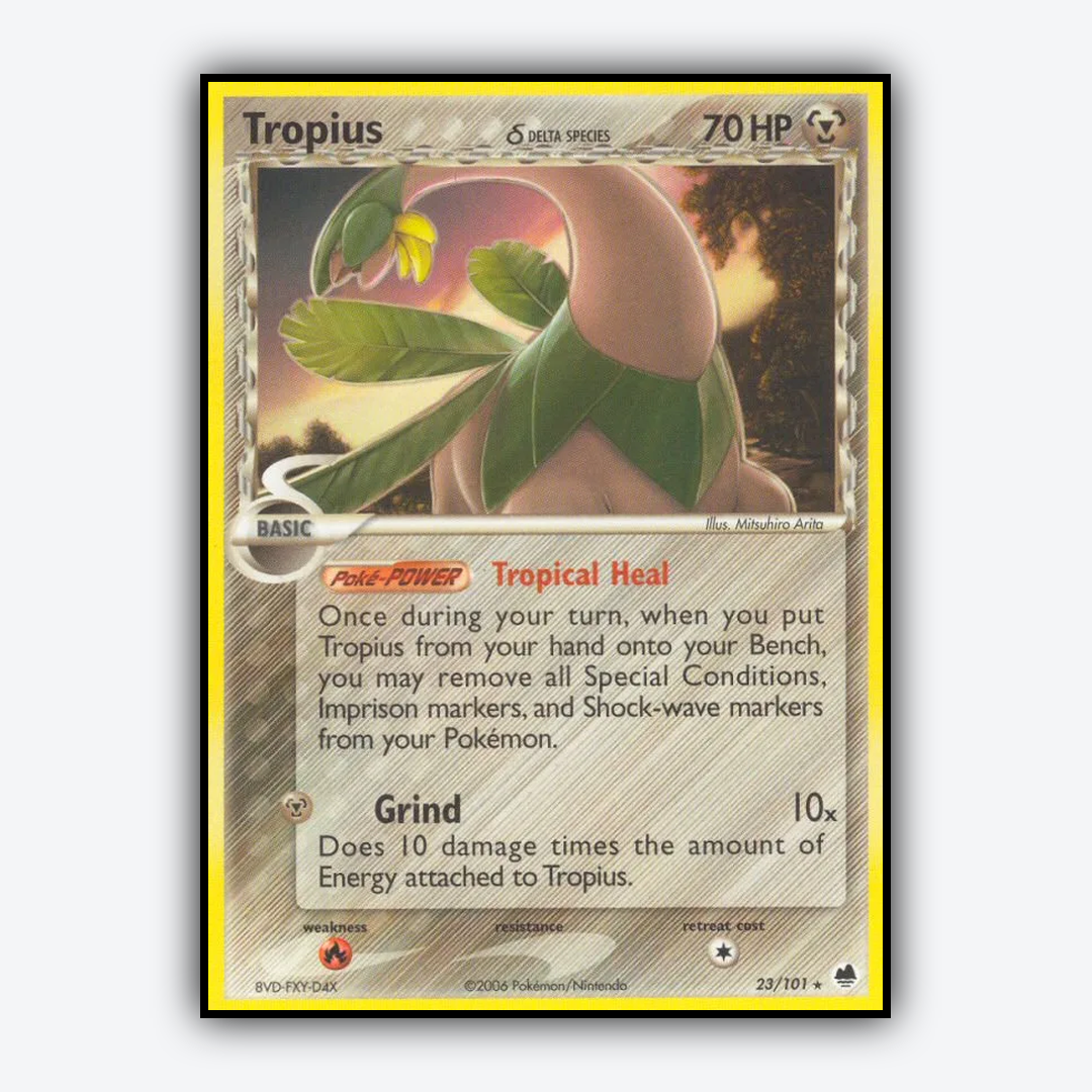 Tropius δ 023/101 - Dragon Frontiers Set - Card Rug