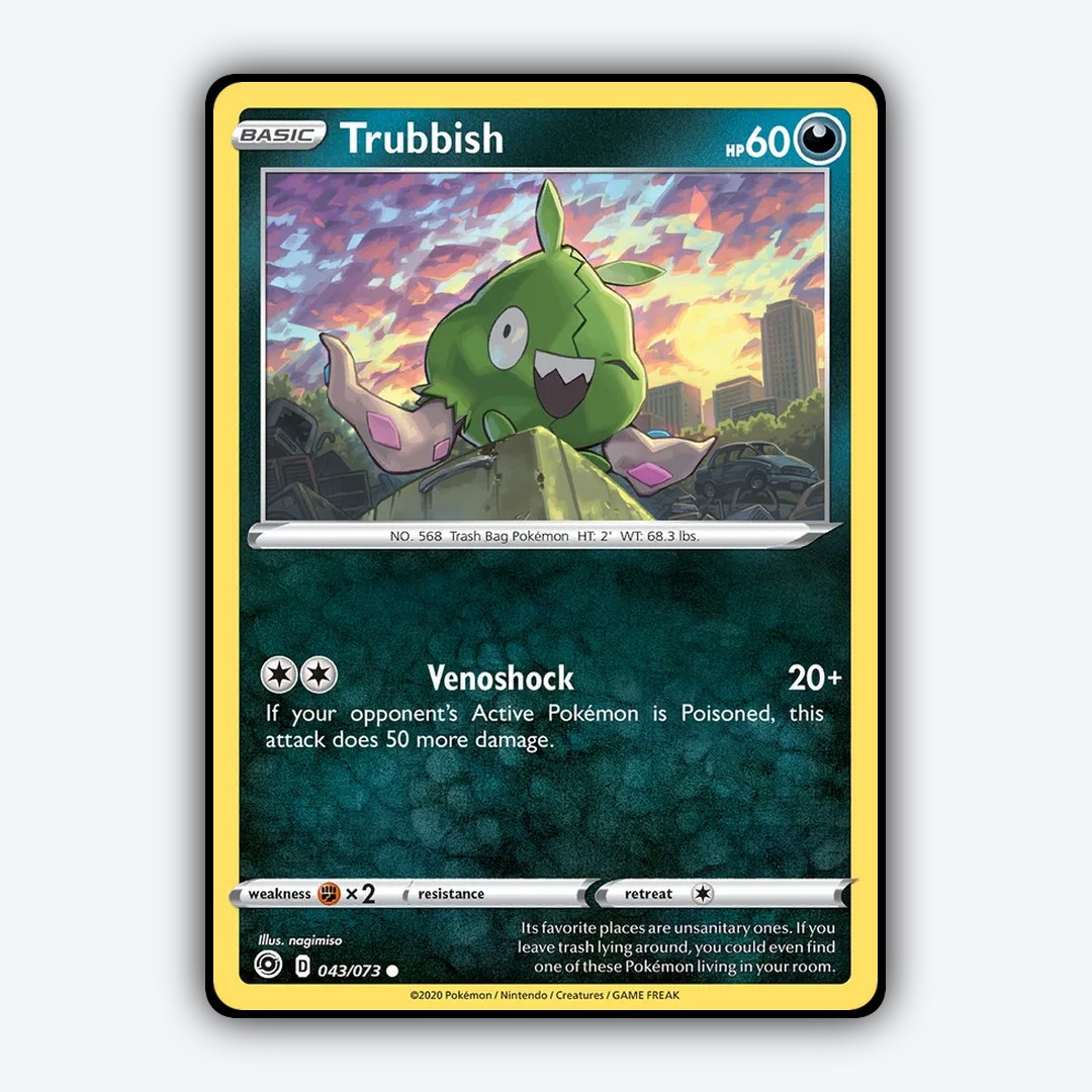 Trubbish 043/73 - Champion's Path Set - Card Rug