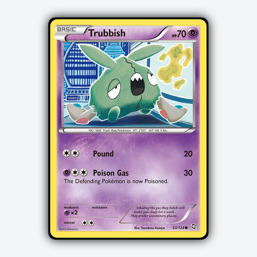 Trubbish 053/124 - Dragons Exalted Set - Card Rug