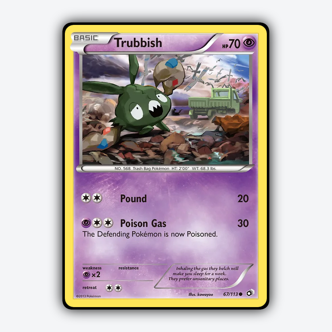 Trubbish 067/113 - Legendary Treasures Set - Card Rug