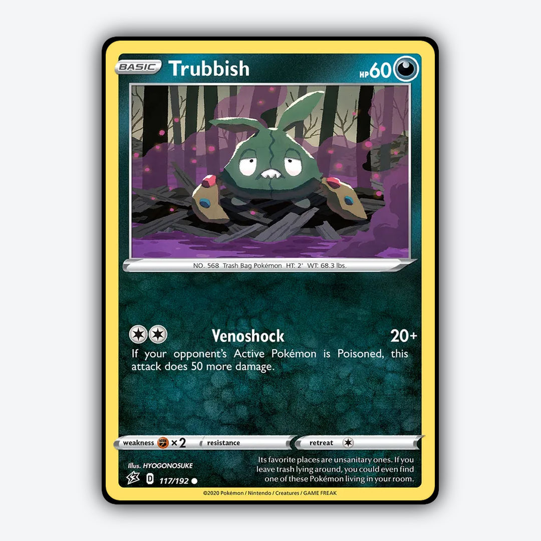 Trubbish 117/192 - Rebel Clash Set - Card Rug