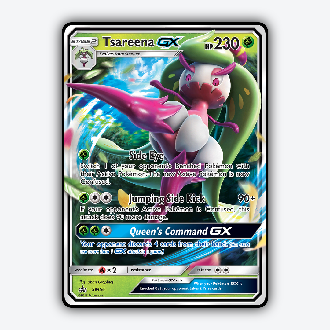 Tsareena-GX #56 - SM Black Star Promos Set - Card Rug
