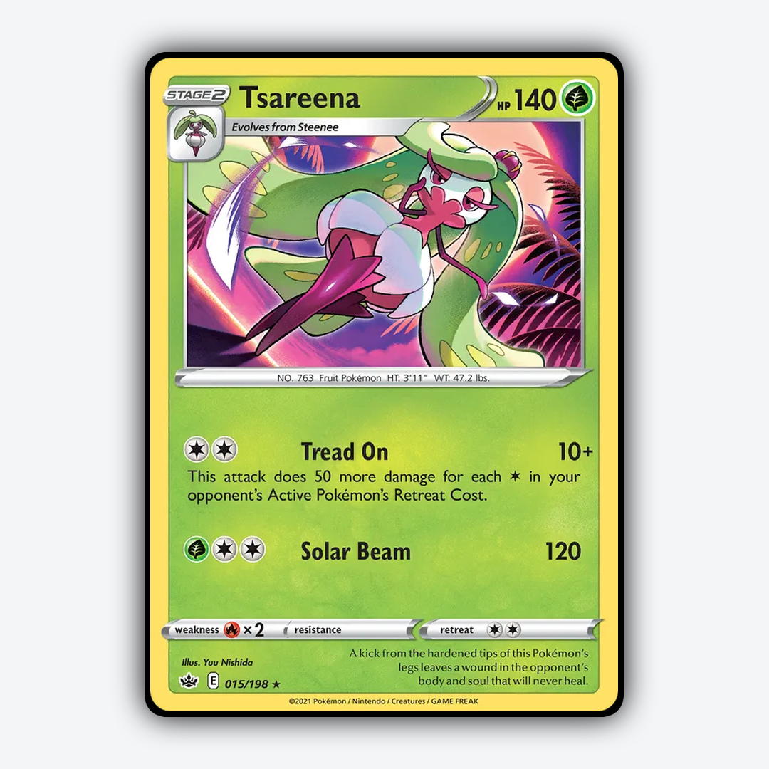 Tsareena 015/198 - Chilling Reign Set - Card Rug