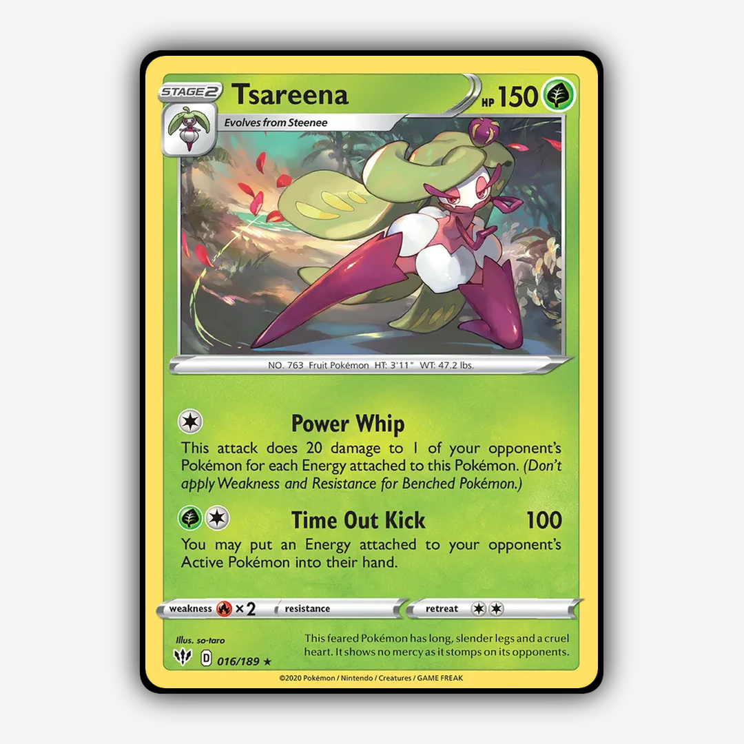 Tsareena 016/189 - Darkness Ablaze Set - Card Rug
