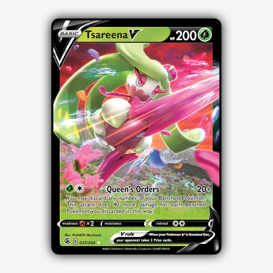 Tsareena V 021/264 - Fusion Strike Set - Card Rug