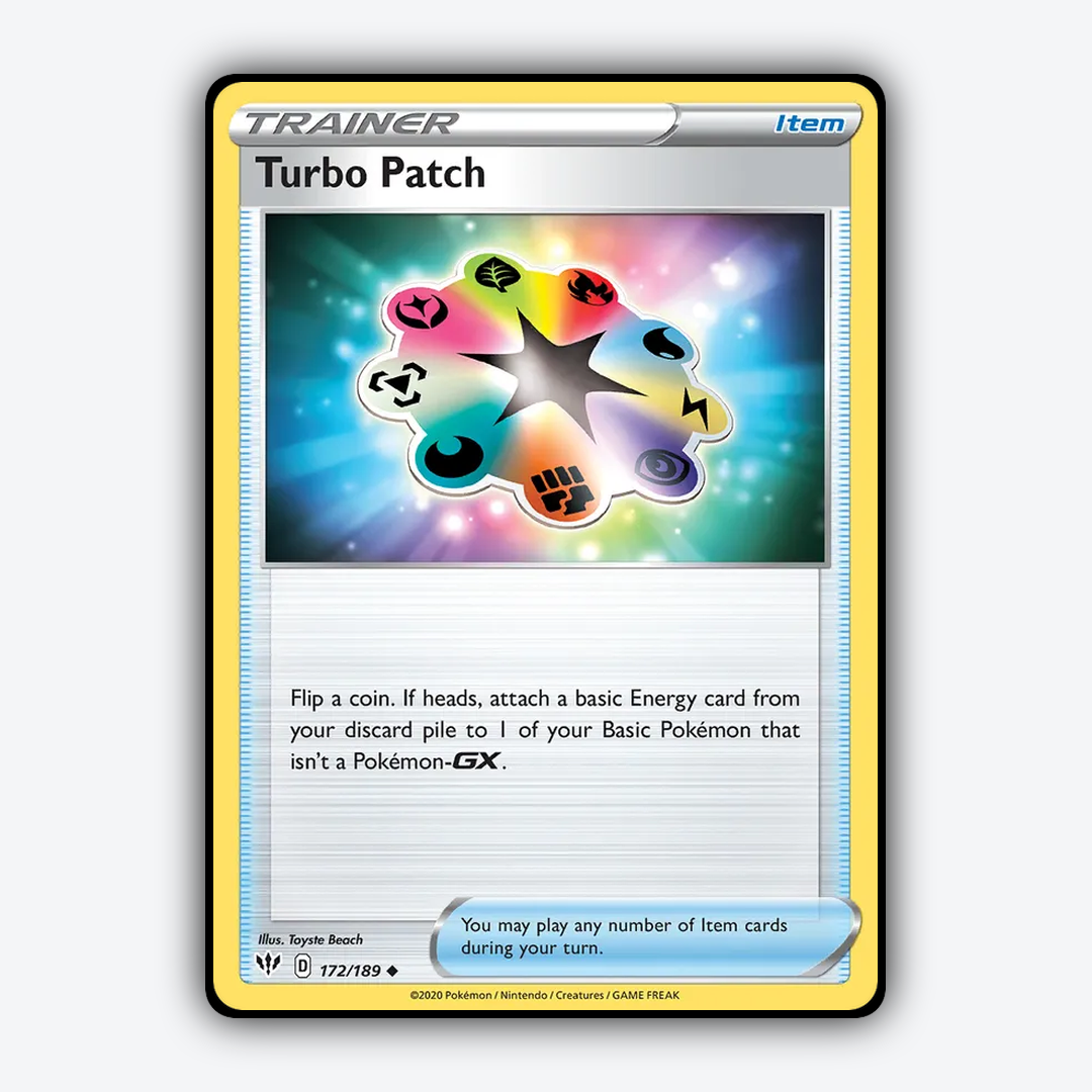 Turbo Patch 172/189 - Darkness Ablaze Set - Card Rug