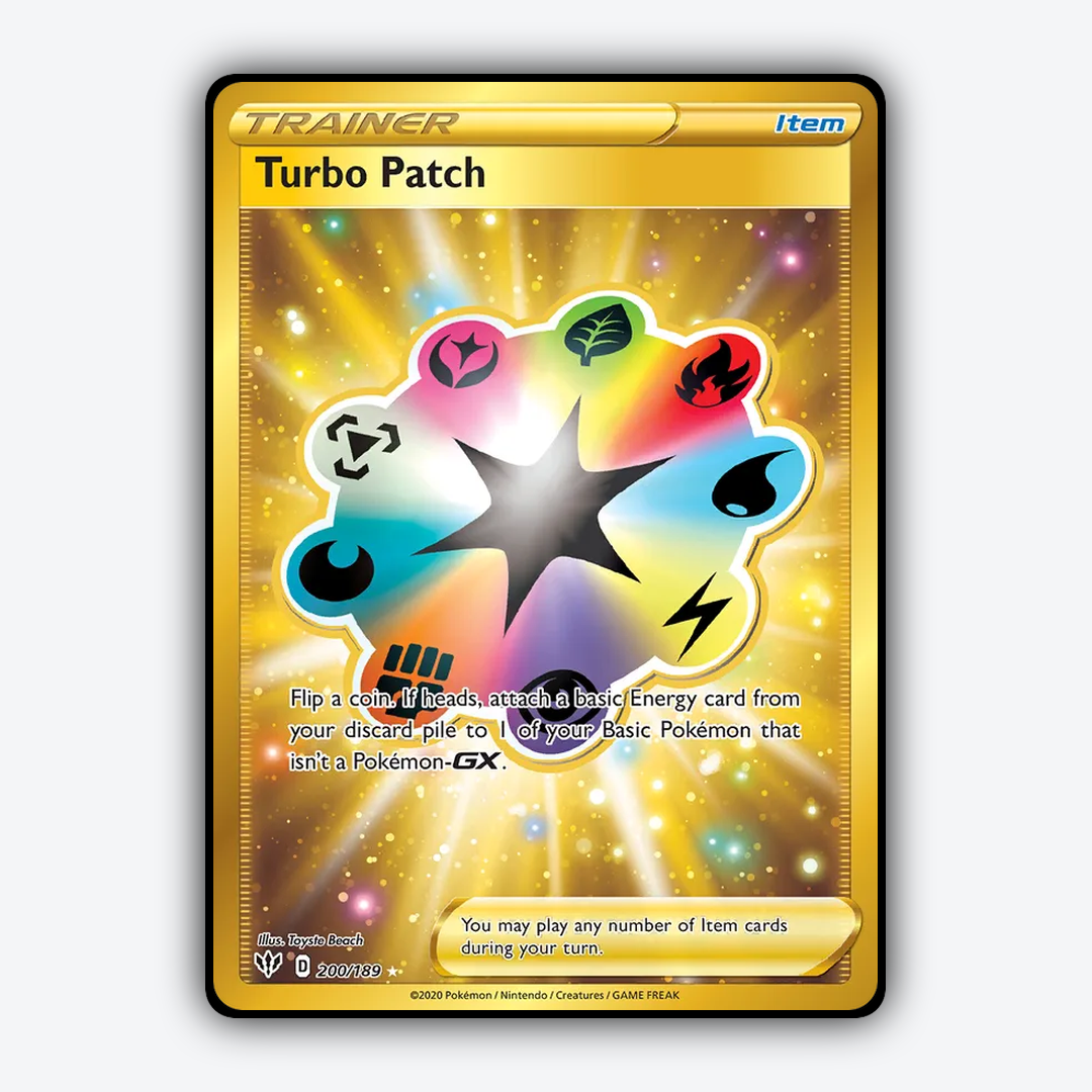 Turbo Patch 200/189 - Darkness Ablaze Set - Card Rug
