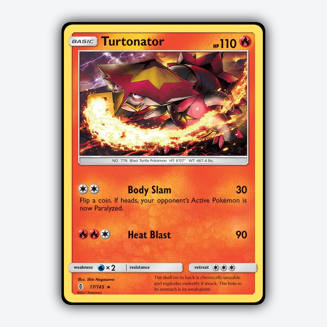 Turtonator 017/145 - Guardians Rising Set - Card Rug