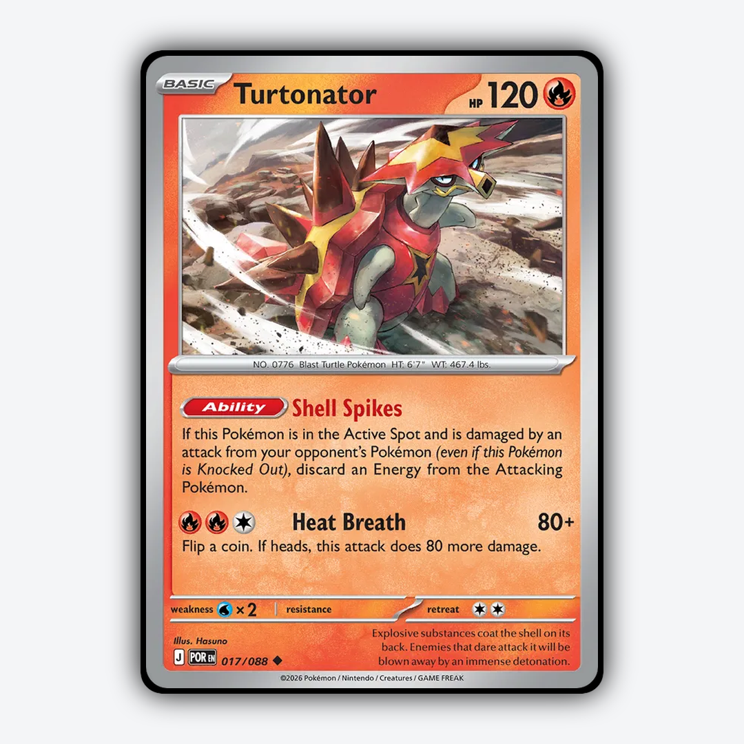 Turtonator 017/088 - Perfect Order Set - Card Rug