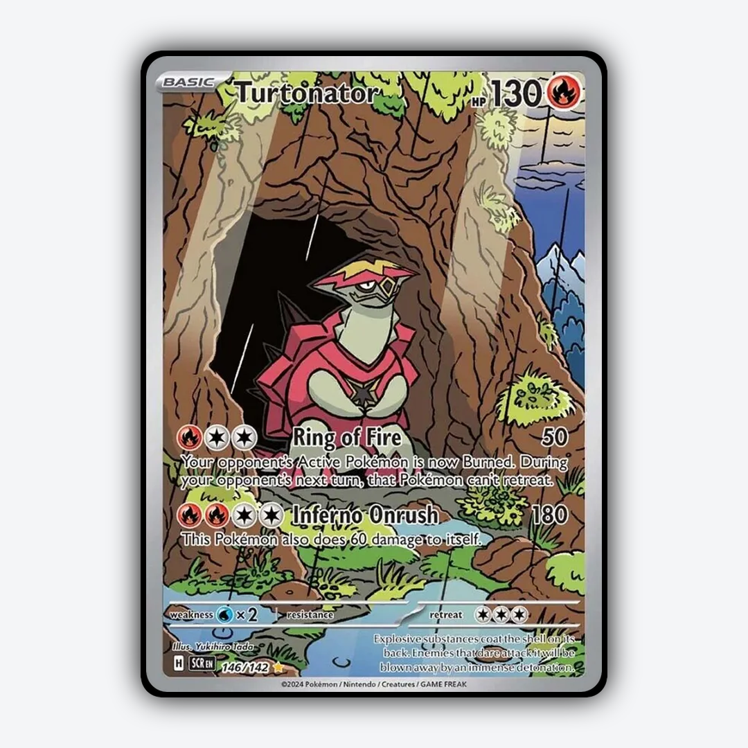 Turtonator 146/142 - Stellar Crown Set - Card Rug
