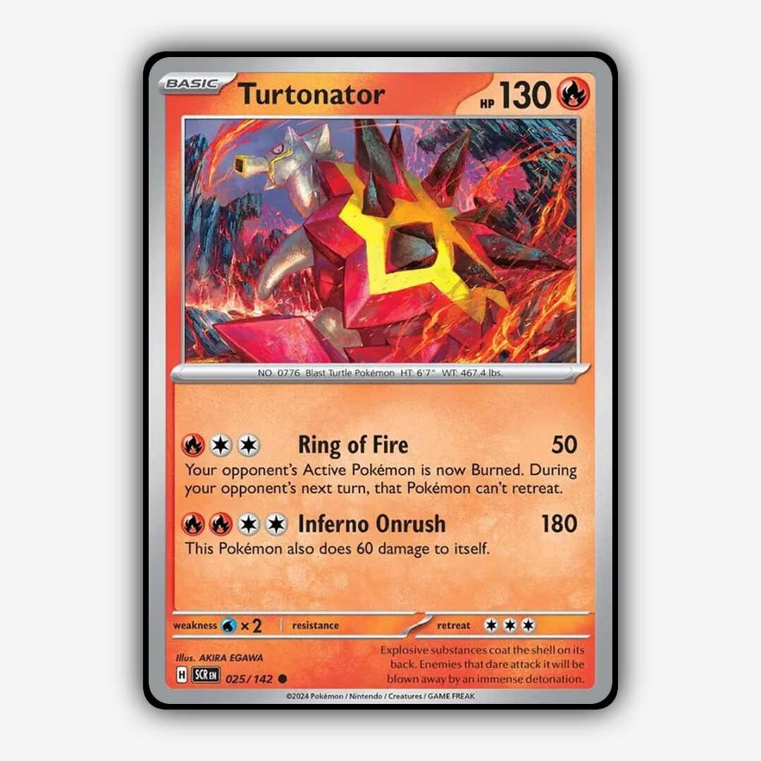 Turtonator 025/142 - Stellar Crown Set - Card Rug