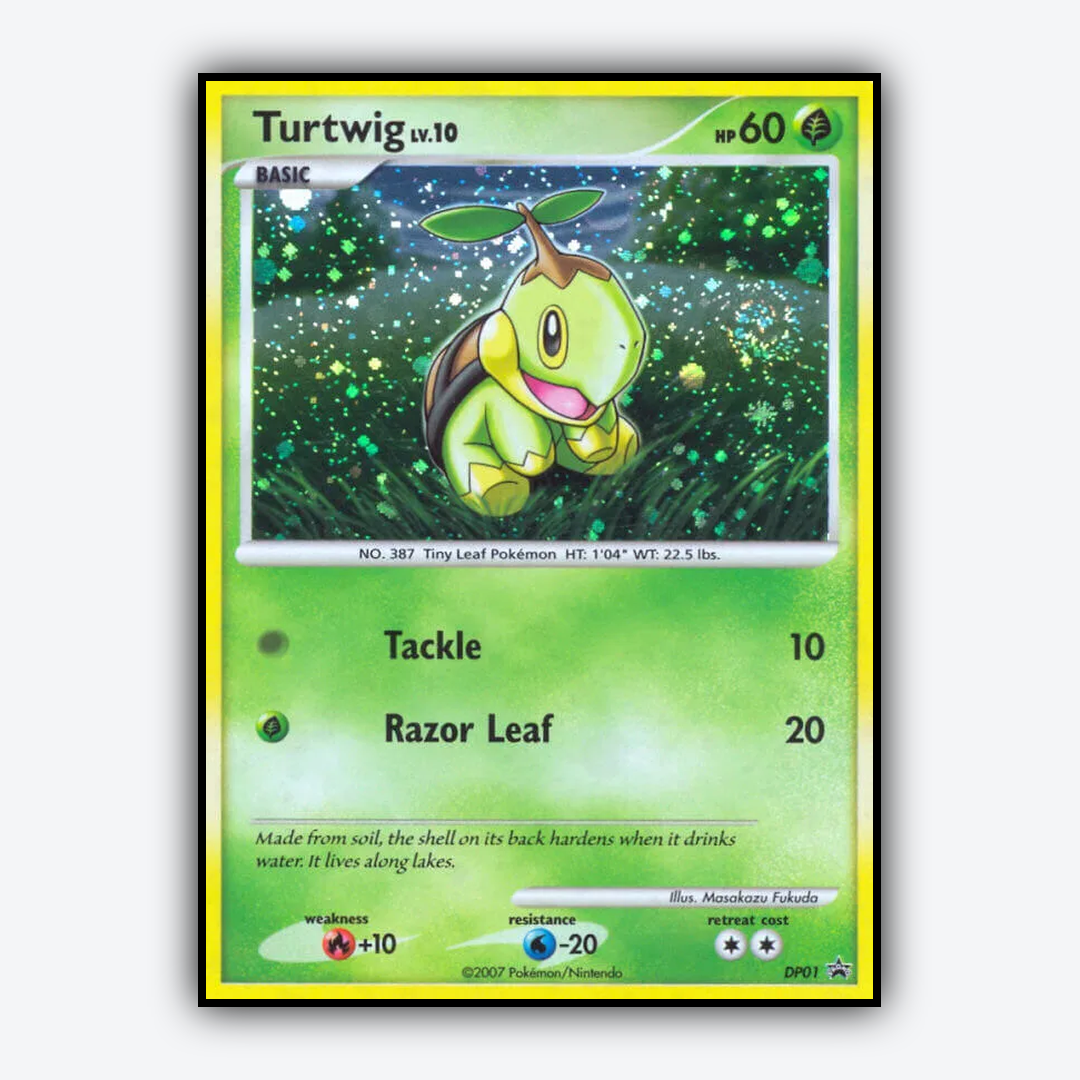 Turtwig DP001 - DP Black Star Promos Set - Card Rug
