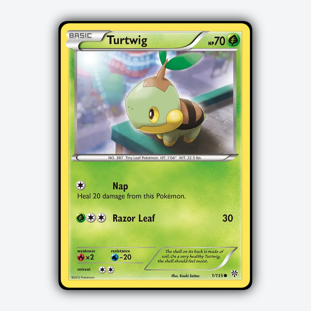 Turtwig 001/135 - Plasma Storm Set - Card Rug