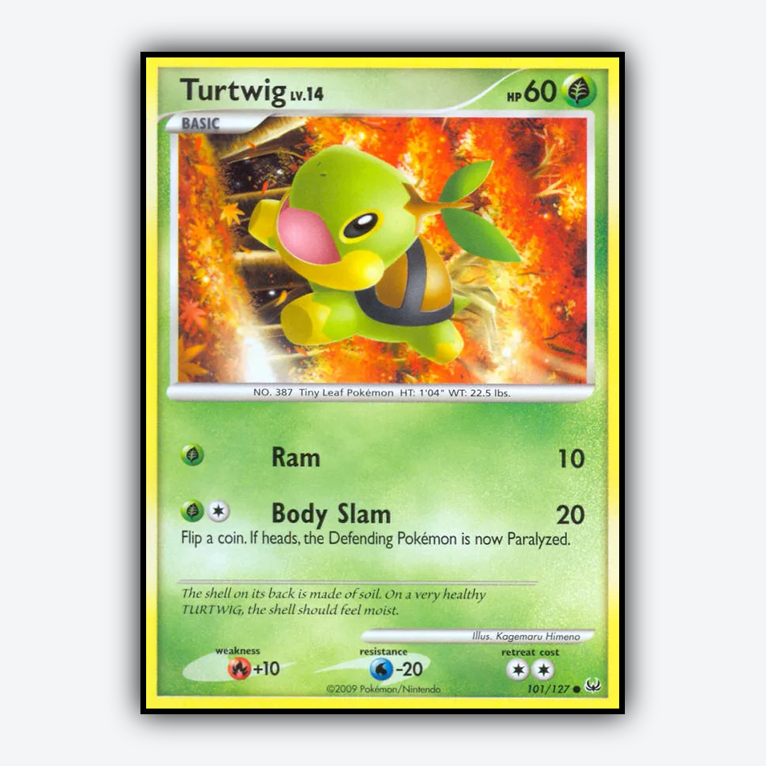 Turtwig 101/127 - Platinum Set - Card Rug