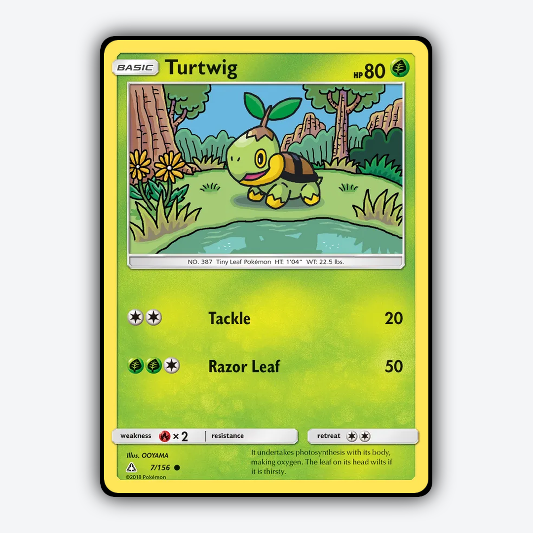 Turtwig 007/156 - Ultra Prism Set - Card Rug