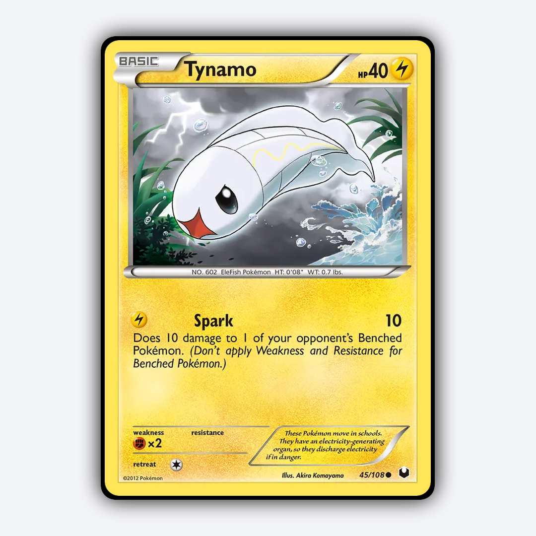 Tynamo 045/108 - Dark Explorers Set - Card Rug