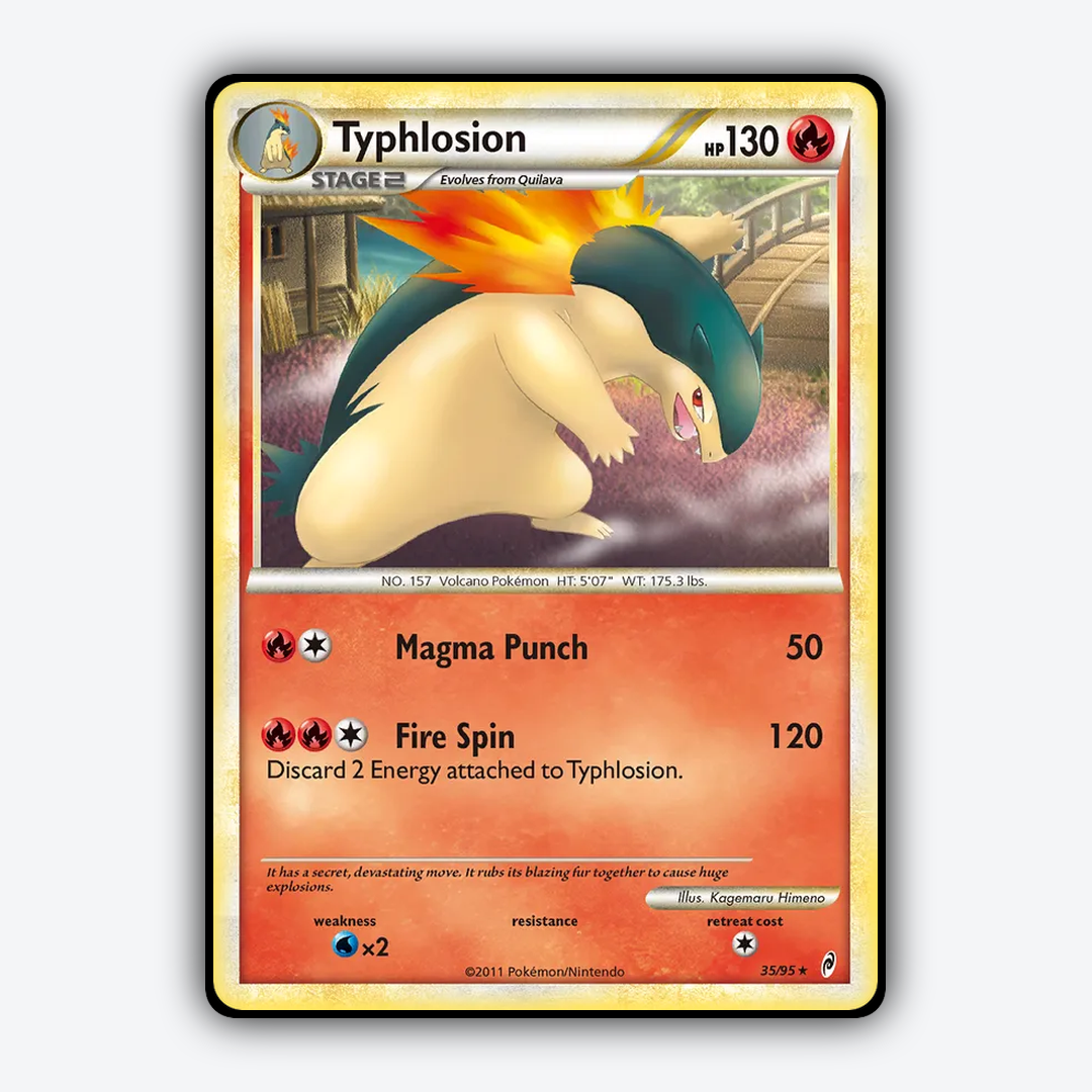 Typhlosion 035/95 - Call of Legends Set - Card Rug