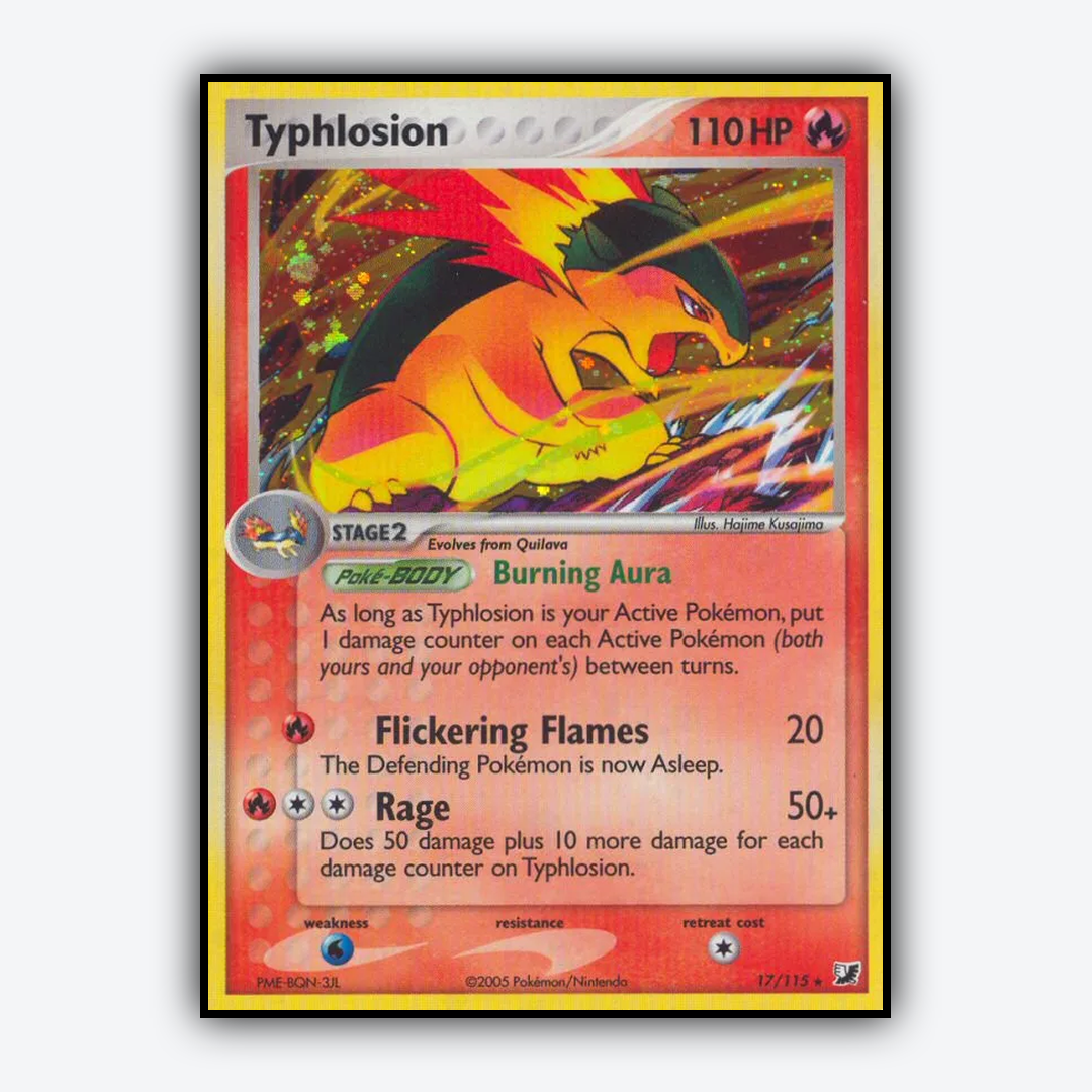 Typhlosion 017/115 - Unseen Forces Set - Card Rug