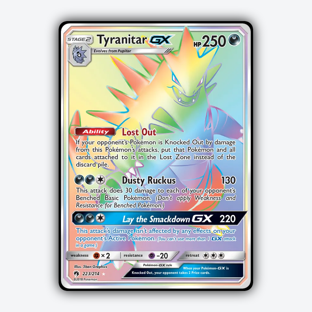 Tyranitar-GX 223/214 - Lost Thunder Set - Card Rug