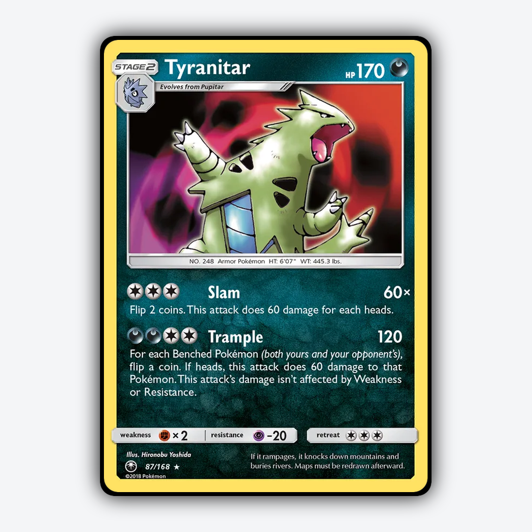 Tyranitar 087/168 - Celestial Storm Set - Card Rug