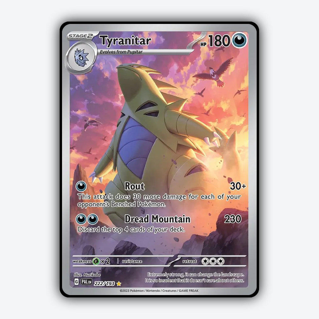 Tyranitar 222/193 - Paldea Evolved Set - Card Rug