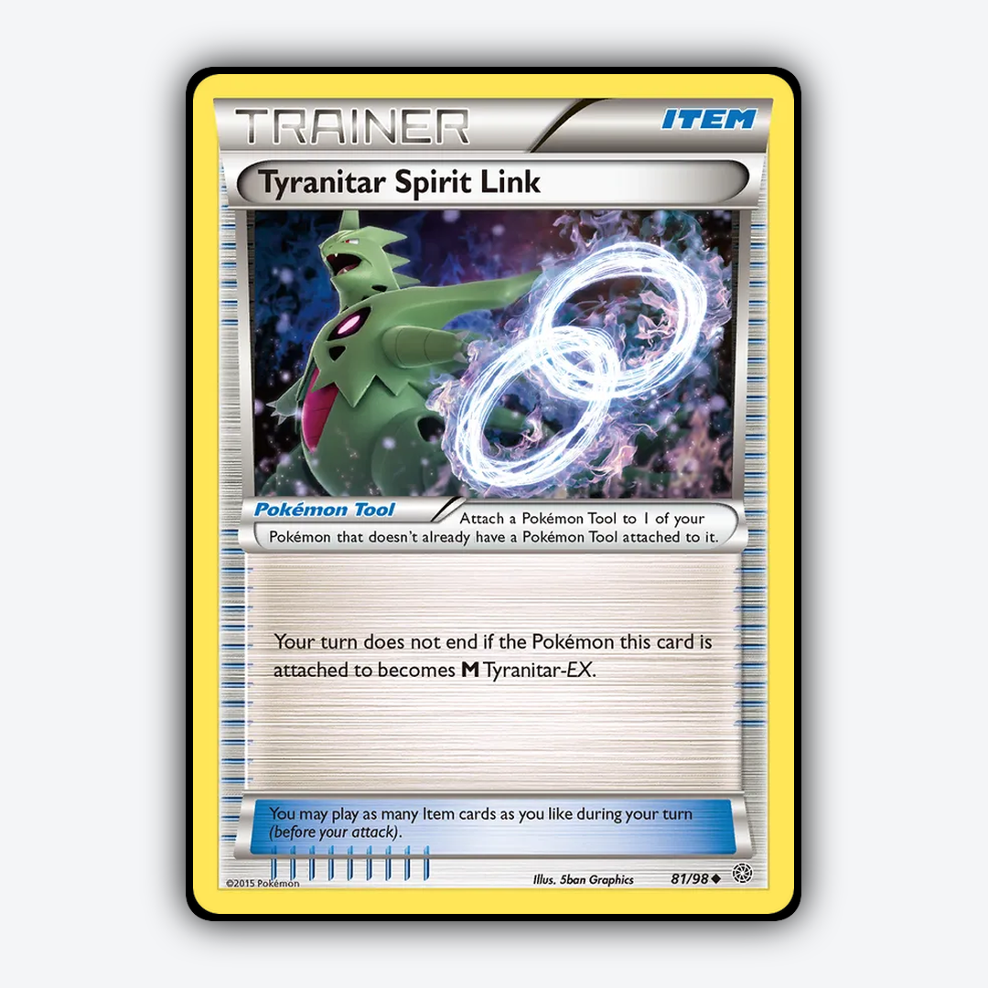 Tyranitar Spirit Link 081/98 - Ancient Origins Set - Card Rug
