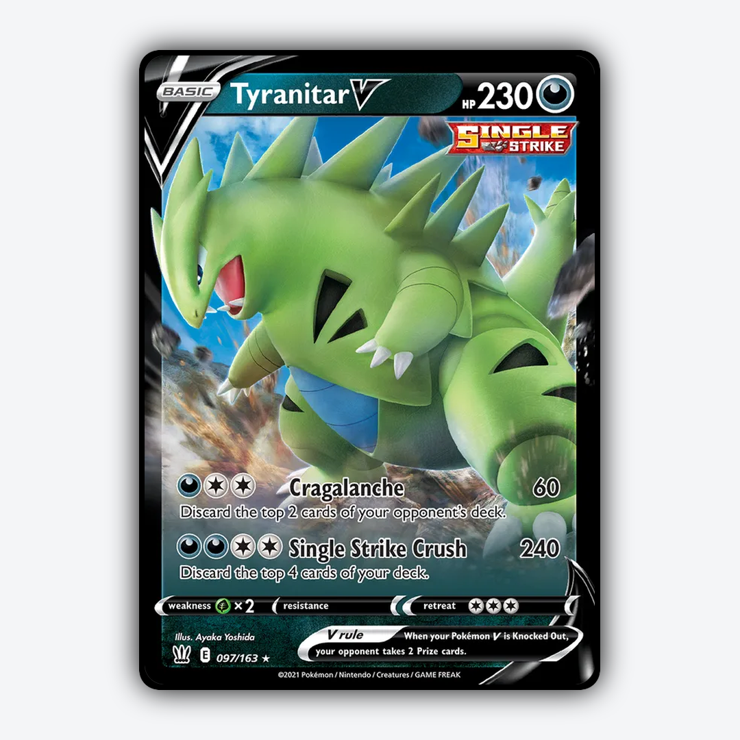 Tyranitar V 097/163 - Battle Styles Set - Card Rug