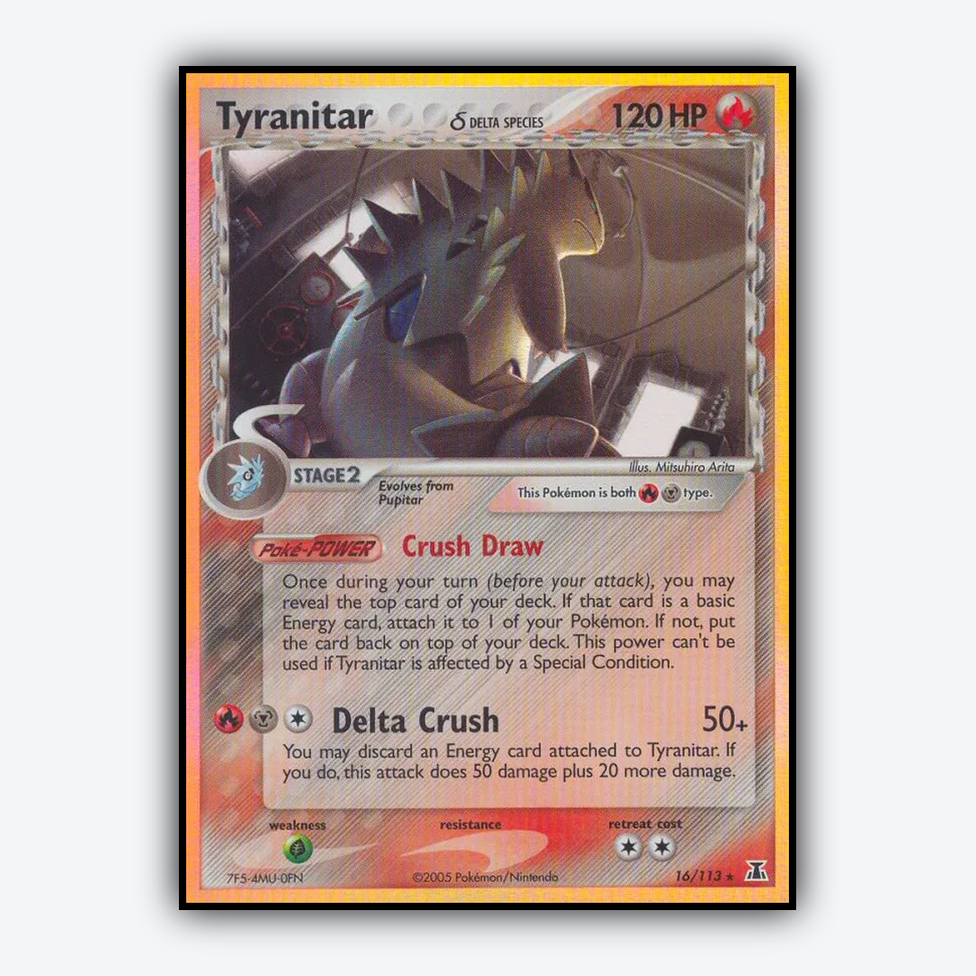 Tyranitar δ 016/113 - Delta Species Set - Card Rug