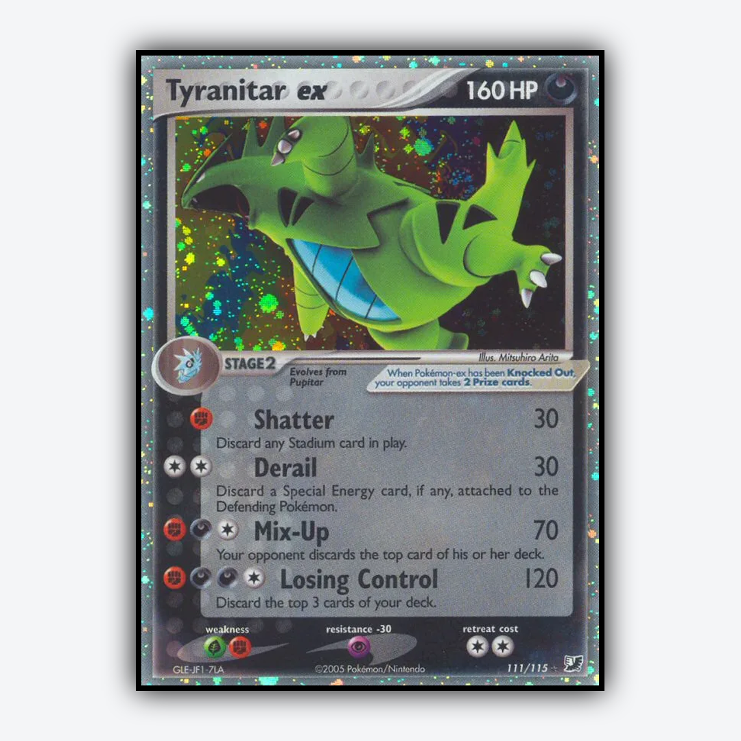 Tyranitar ex 111/115 - Unseen Forces Set - Card Rug