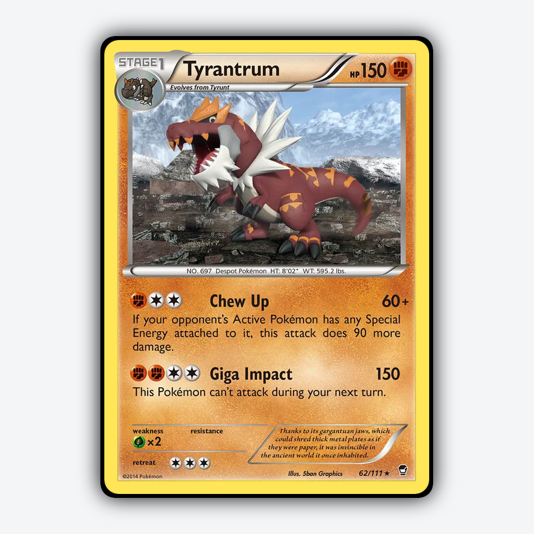 Tyrantrum 062/111 - Furious Fists Set - Card Rug