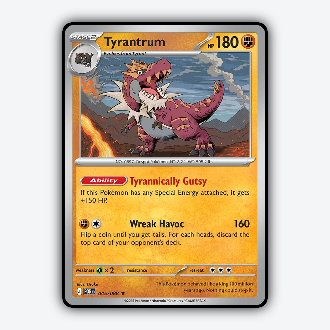 Tyrantrum 045/088 - Perfect Order Set - Card Rug