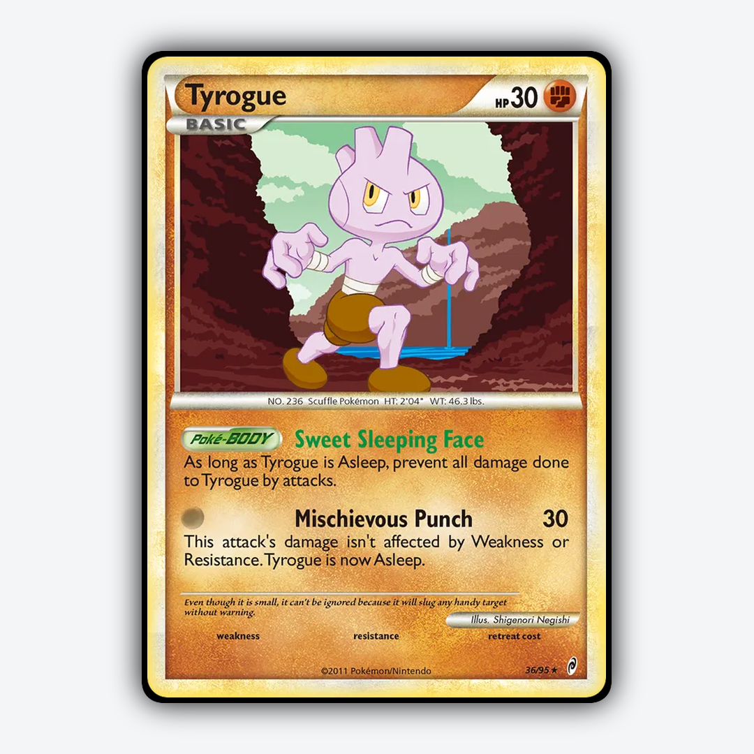 Tyrogue 036/95 - Call of Legends Set - Card Rug