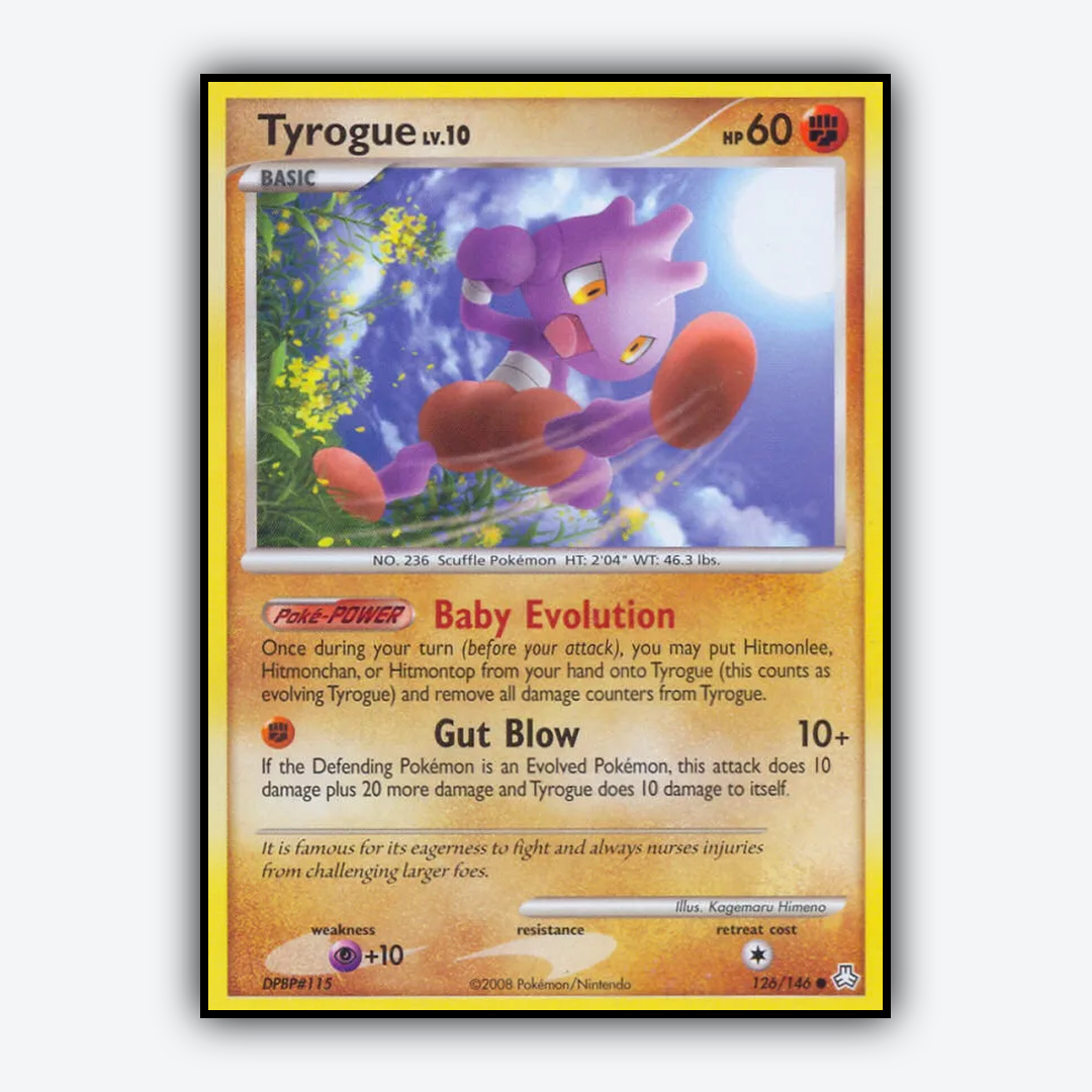 Tyrogue 126/146 - Legends Awakened Set - Card Rug