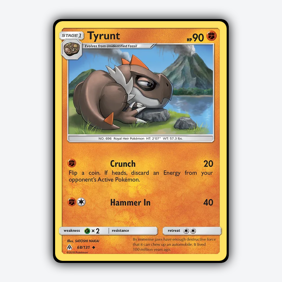 Tyrunt 068/131 - Forbidden Light Set - Card Rug