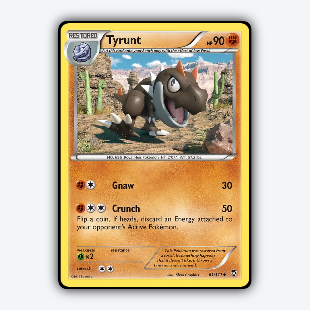 Tyrunt 061/111 - Furious Fists Set - Card Rug