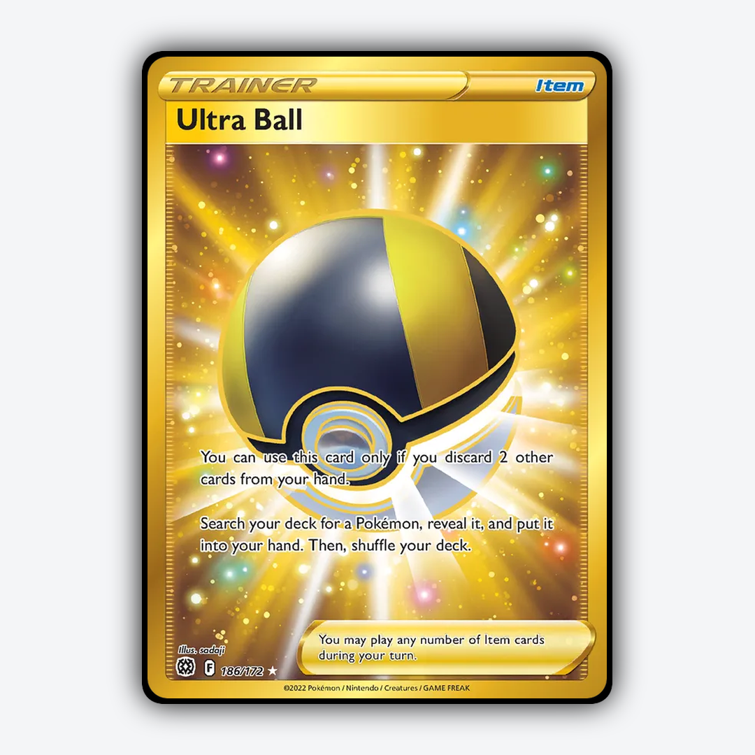 Ultra Ball 186/172 - Brilliant Stars Set - Card Rug
