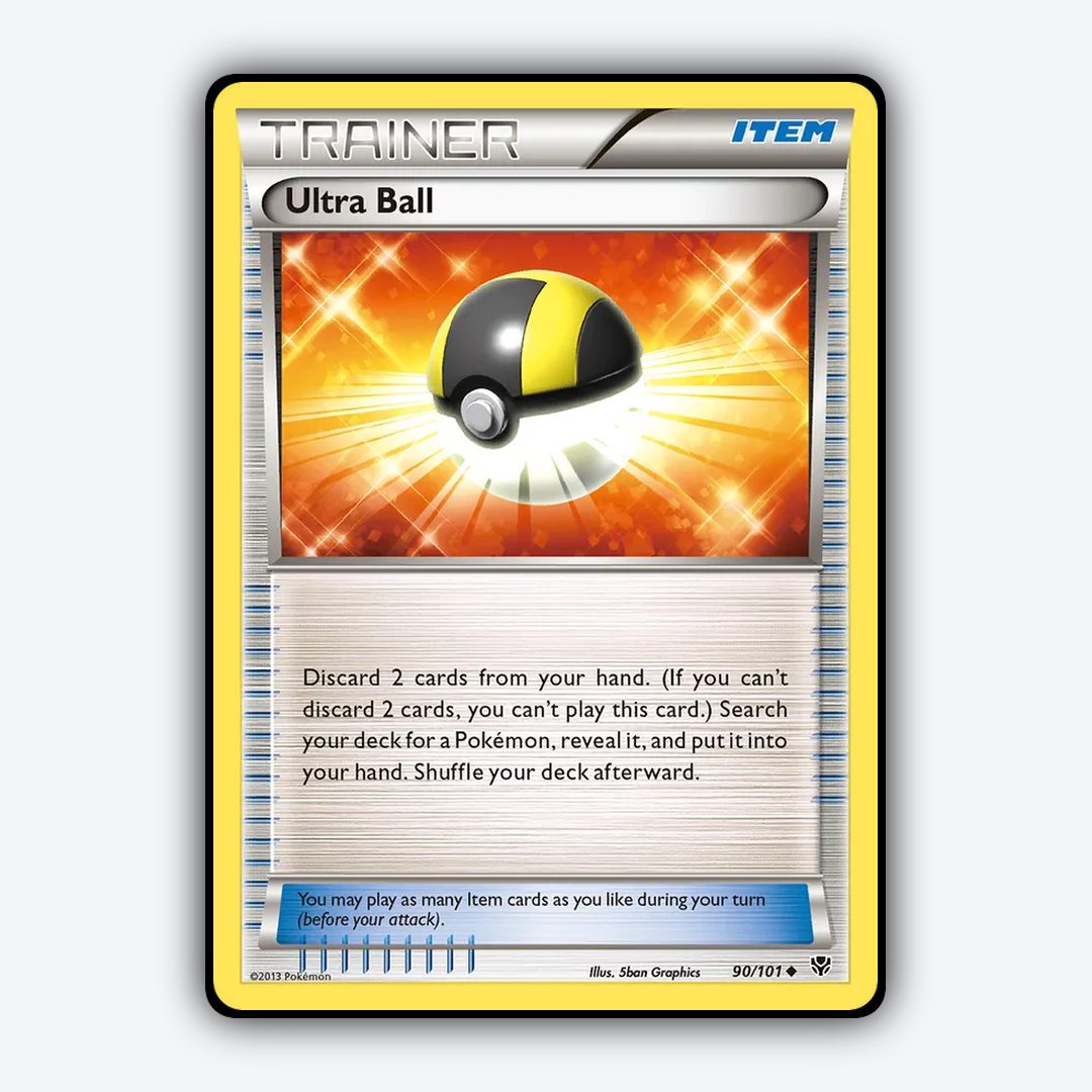 Ultra Ball 090/101 - Plasma Blast Set - Card Rug
