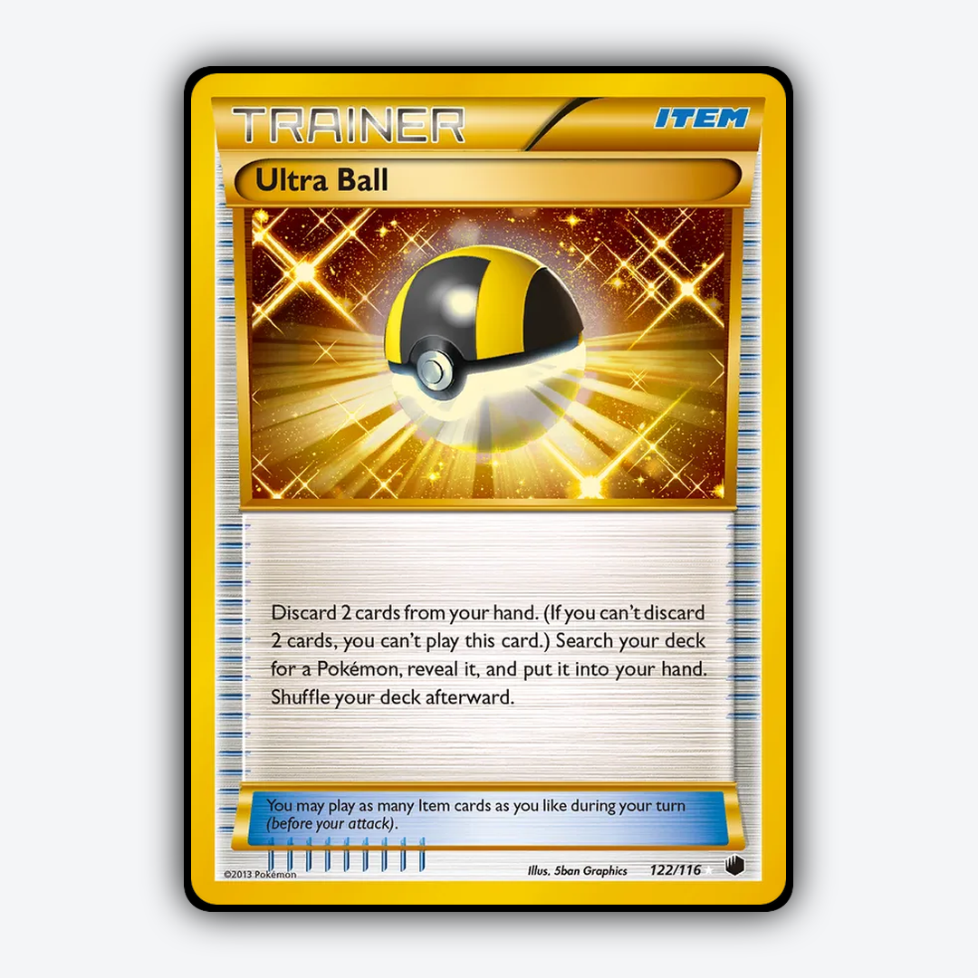 Ultra Ball 122/116 - Plasma Freeze Set - Card Rug