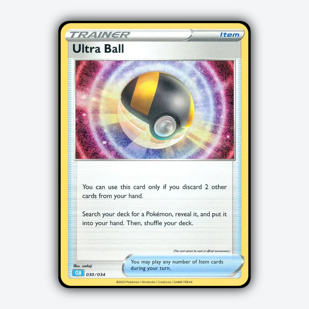 Ultra Ball 030/034 - Pokémon TCG Classic - Blastoise Set - Card Rug