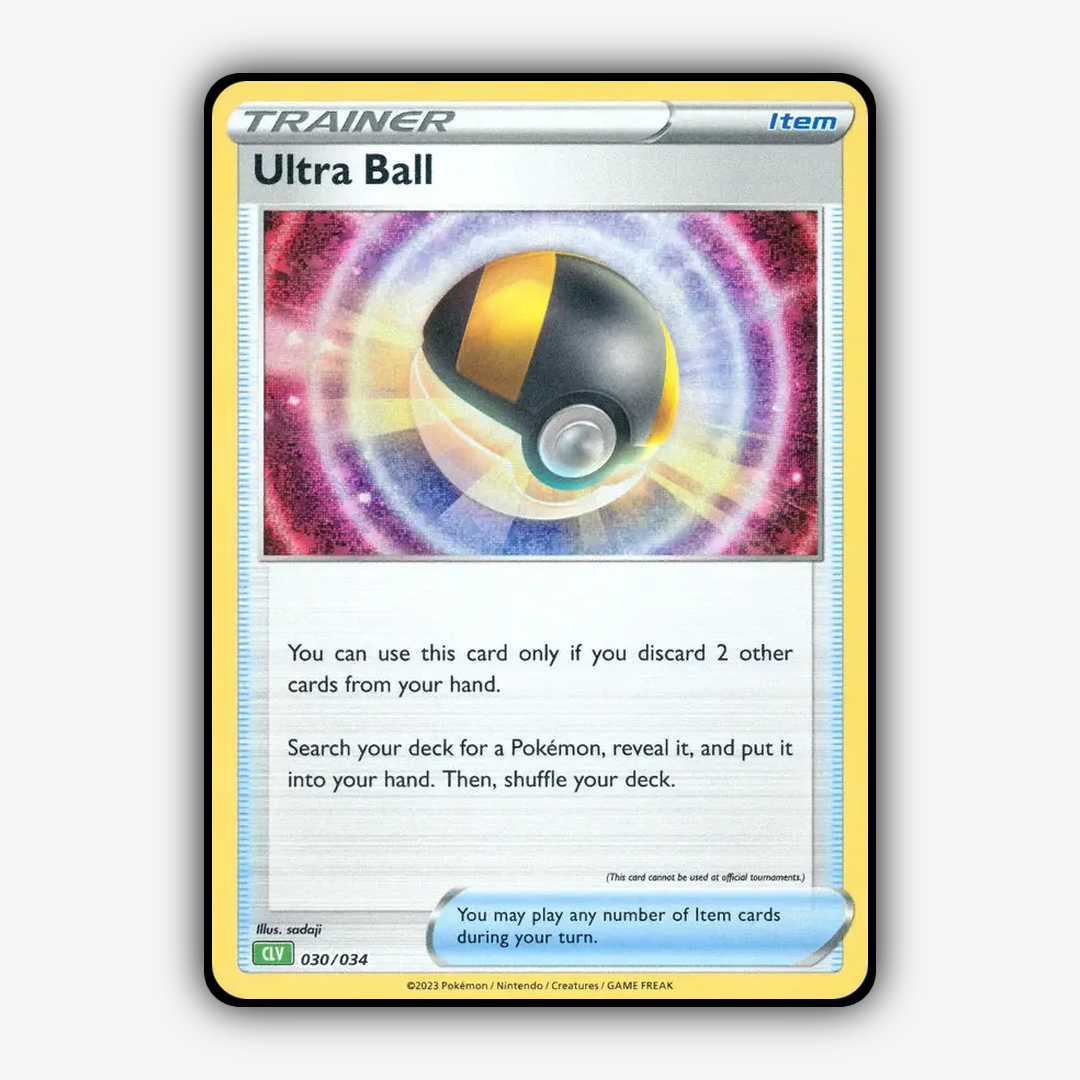 Ultra Ball 030/034 - Pokémon TCG Classic - Venusaur Set - Card Rug