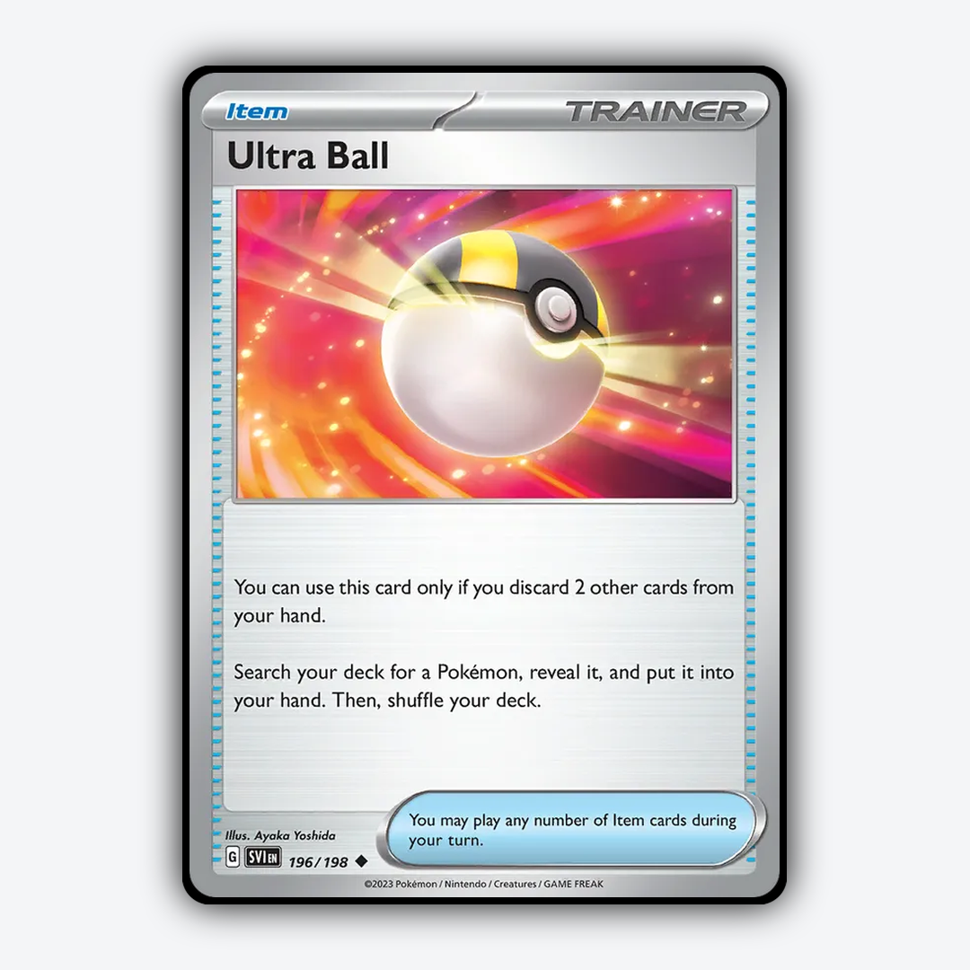 Ultra Ball 196/198 - Scarlet & Violet Set - Card Rug