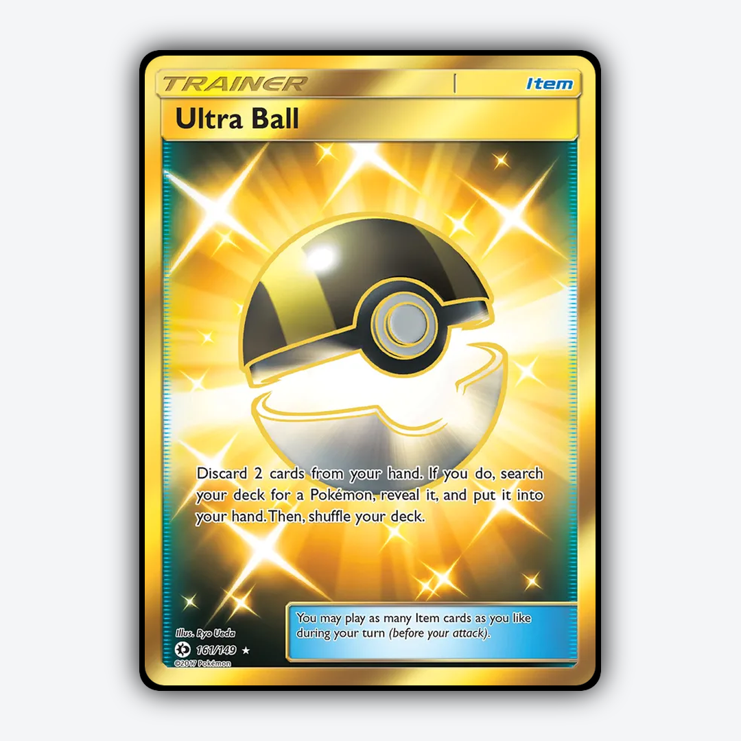 Ultra Ball 161/149 - Sun & Moon Set - Card Rug