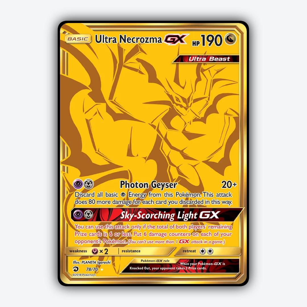 Ultra Necrozma-GX 078/70 - Dragon Majesty Set - Card Rug