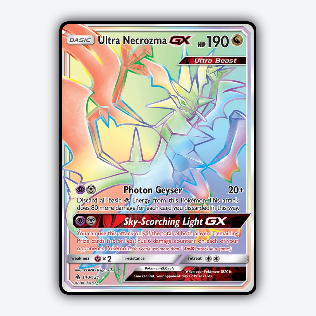 Ultra Necrozma-GX 140/131 - Forbidden Light Set - Card Rug