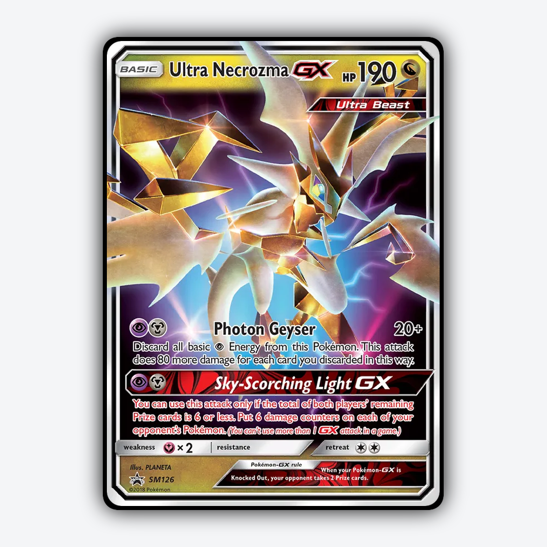 Ultra Necrozma-GX #126 - SM Black Star Promos Set - Card Rug