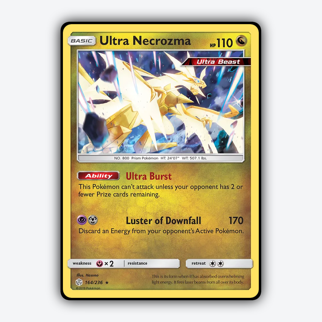 Ultra Necrozma 164/236 - Cosmic Eclipse Set - Card Rug