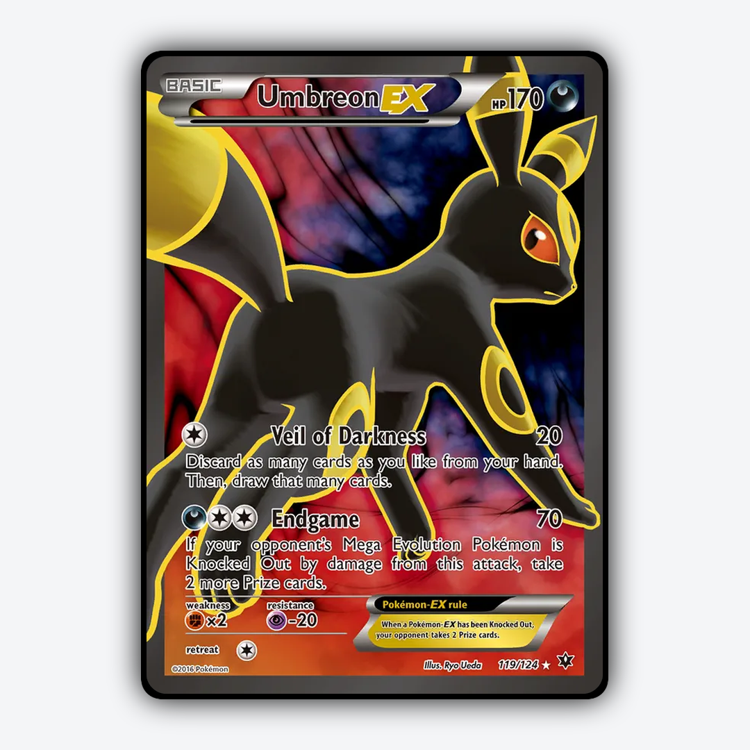 Umbreon-EX 119/124 - Fates Collide Set - Card Rug